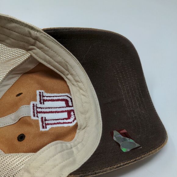 Top of the World Men's IU Indiana Hoosiers Snapback Hat Brown Tan OSFA - Picture 13 of 15